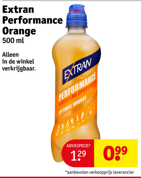 Extran   sportdrank folder aanbieding bij  Kruidvat - details