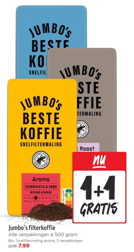 Jumbo Huismerk   koffie folder aanbieding bij  Jumbo - details