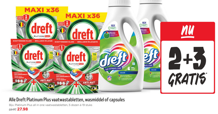 Dreft   vaatwasmiddel, wasmiddel folder aanbieding bij  Jumbo - details