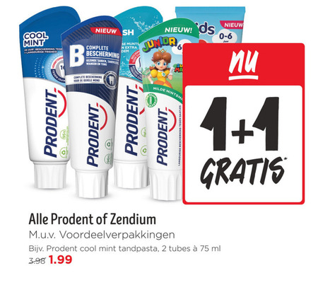Prodent   tandpasta folder aanbieding bij  Jumbo - details