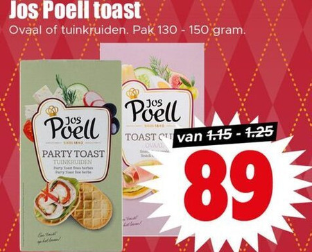 Jos Poell   toast folder aanbieding bij  Dirk - details