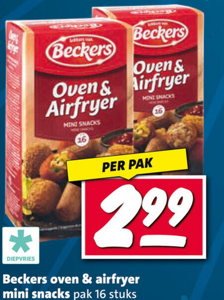 Beckers   snack folder aanbieding bij  Nettorama - details