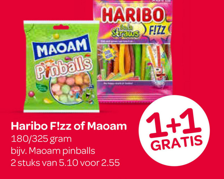 Haribo   snoep folder aanbieding bij  Spar - details