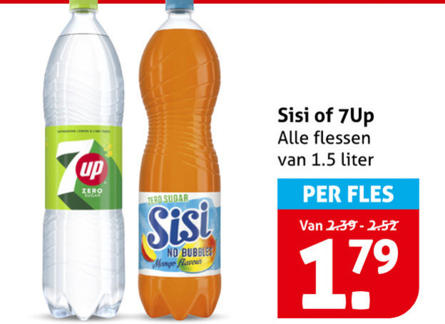 Sisi   frisdrank folder aanbieding bij  Hoogvliet - details