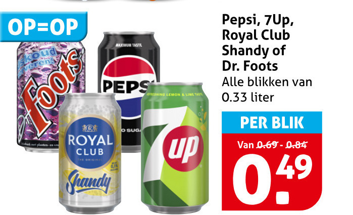 7-Up   cola, frisdrank folder aanbieding bij  Hoogvliet - details