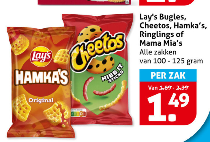 Cheetos   zoutje folder aanbieding bij  Hoogvliet - details