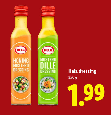 Hela   dressing folder aanbieding bij  Lidl - details