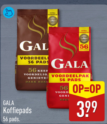 Gala   koffiepad folder aanbieding bij  Aldi - details