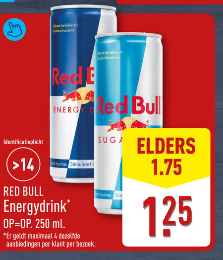 Red Bull   energiedrank folder aanbieding bij  Aldi - details