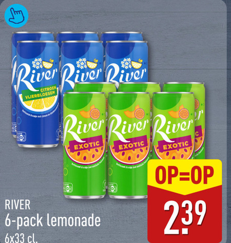 River   frisdrank folder aanbieding bij  Aldi - details
