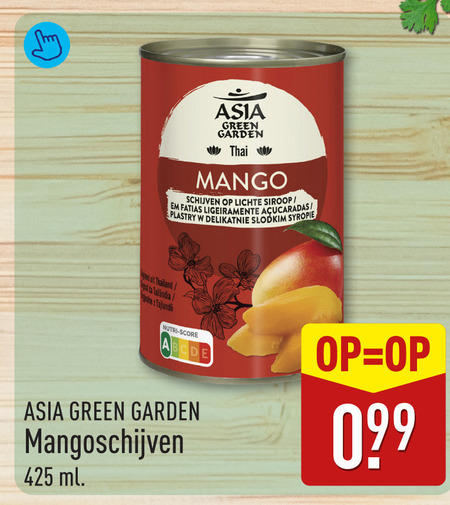 Asia Green Garden   fruitconserven folder aanbieding bij  Aldi - details