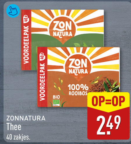 Zonnatura   thee folder aanbieding bij  Aldi - details