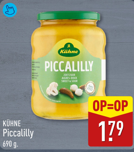 Kuhne   piccalilly folder aanbieding bij  Aldi - details