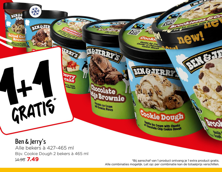 Ben and Jerrys   ijsspecialiteit folder aanbieding bij  Jumbo - details
