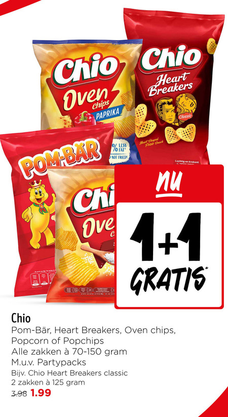 Chio   chips, zoutje folder aanbieding bij  Jumbo - details