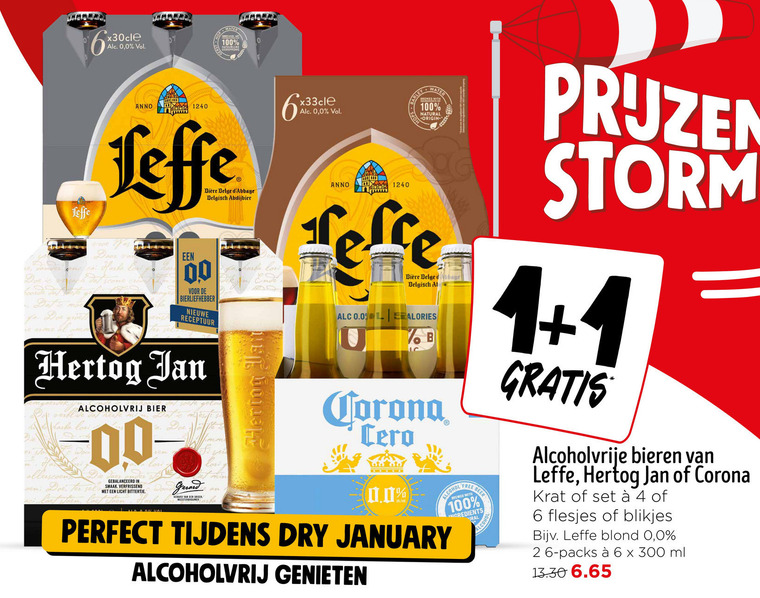 Leffe   alcoholvrij bier folder aanbieding bij  Jumbo - details