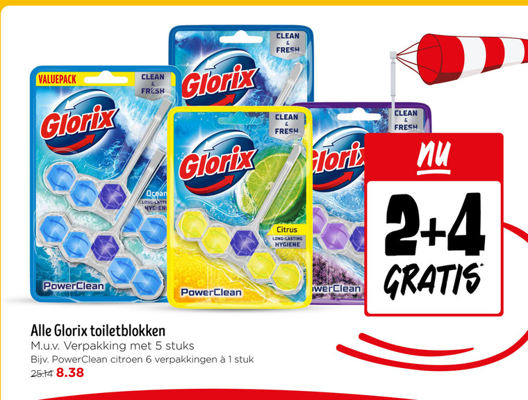 Glorix   toiletblok folder aanbieding bij  Jumbo - details