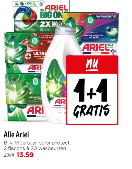Ariel   wasmiddel folder aanbieding bij  Jumbo - details