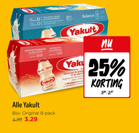 Yakult   drinkyoghurt folder aanbieding bij  Jumbo - details