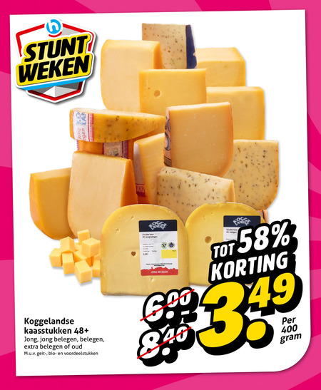 Koggelandse   kaas folder aanbieding bij  Hoogvliet - details