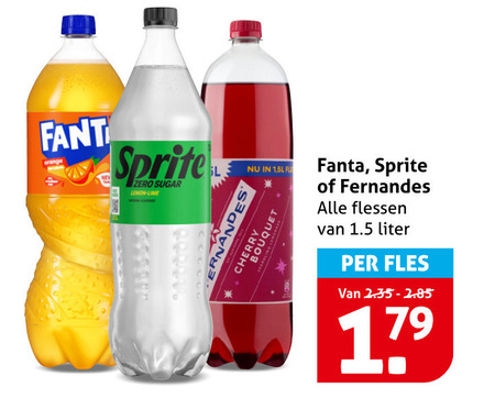Sprite   frisdrank folder aanbieding bij  Hoogvliet - details