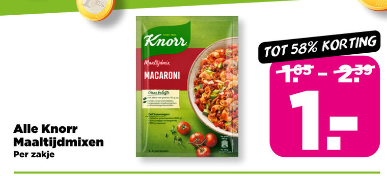 Knorr   maaltijdmix folder aanbieding bij  Plus - details