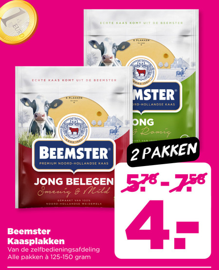 Beemster   kaasplakken folder aanbieding bij  Plus - details