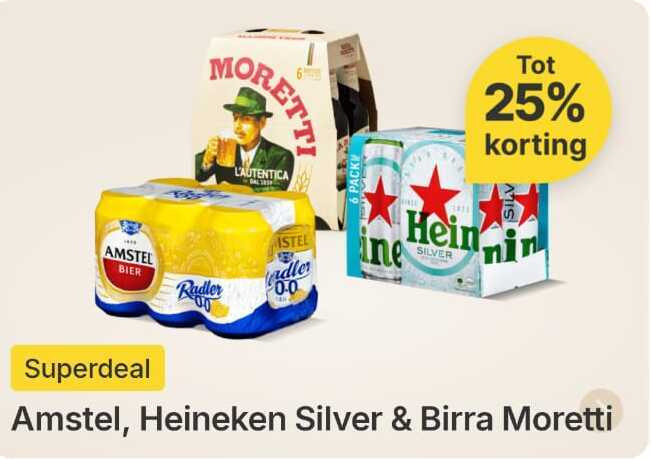 Amstel   blikje bier, radler bier folder aanbieding bij  Picnic - details