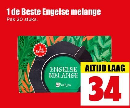 1 De Beste   thee folder aanbieding bij  Dirk - details