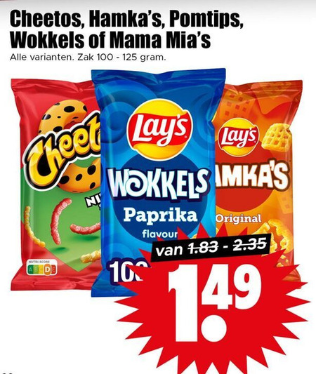 Lays   zoutje folder aanbieding bij  Dirk - details