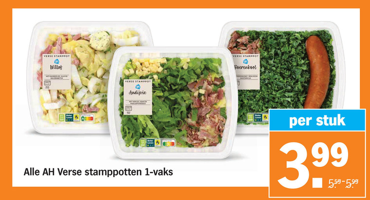 Albert Heijn Huismerk   stamppot  folder aanbieding bij  Albert&nbsp;Heijn - details