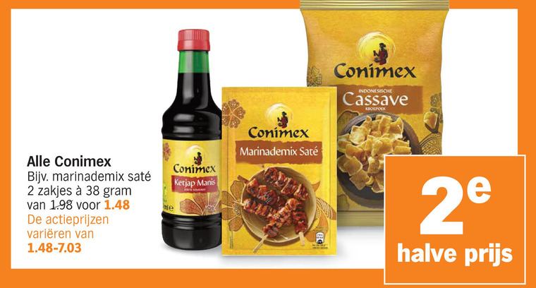 Conimex   maaltijdmix, boemboe folder aanbieding bij  Albert&nbsp;Heijn - details