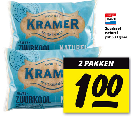 Kramer   zuurkool folder aanbieding bij  Boni - details