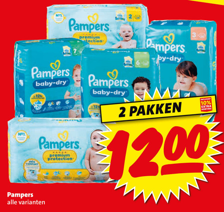 Pampers   luiers folder aanbieding bij  Boni - details