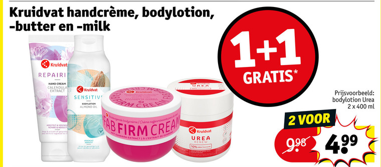 Kruidvat Huismerk   bodylotion folder aanbieding bij  Kruidvat - details