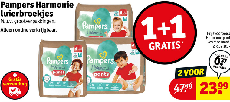 Pampers   luierbroekjes folder aanbieding bij  Kruidvat - details