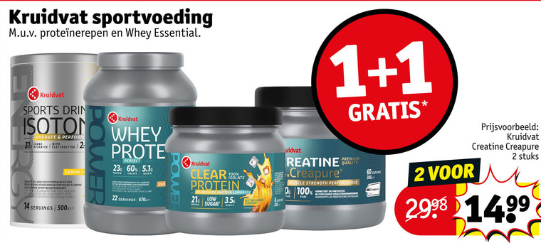 Kruidvat Huismerk   sportvoeding folder aanbieding bij  Kruidvat - details