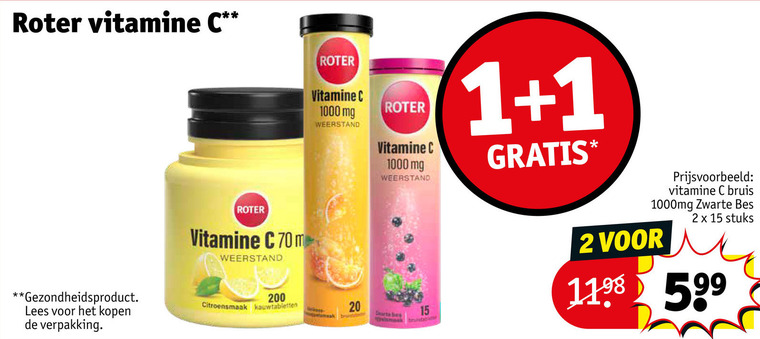 Roter   vitamine folder aanbieding bij  Kruidvat - details