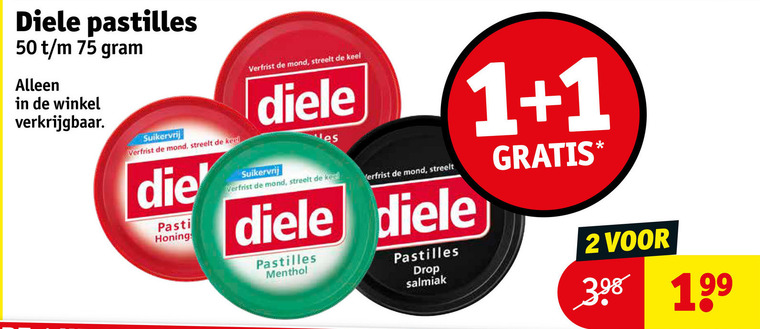 Diele   snoep folder aanbieding bij  Kruidvat - details