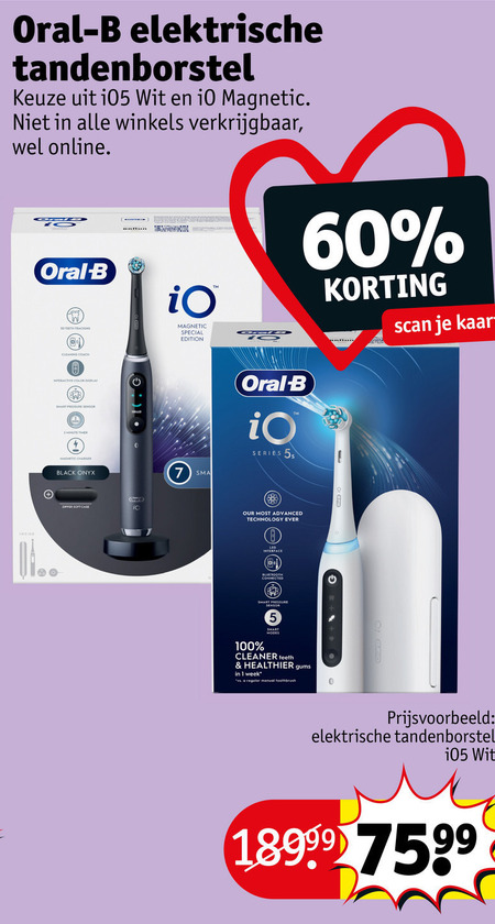 Braun Oral-B   electrische tandenborstel folder aanbieding bij  Kruidvat - details