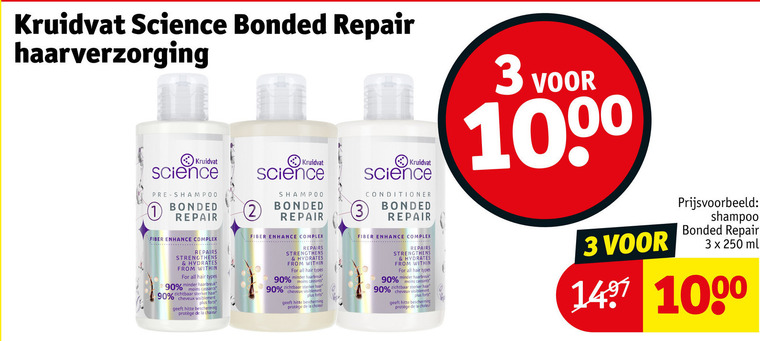 Kruidvat Huismerk   haarverzorging, shampoo folder aanbieding bij  Kruidvat - details