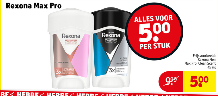 Rexona   deodorant folder aanbieding bij  Kruidvat - details