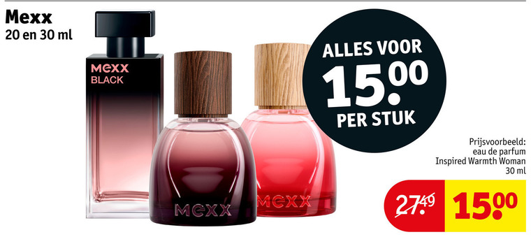 Mexx   eau de parfum folder aanbieding bij  Kruidvat - details