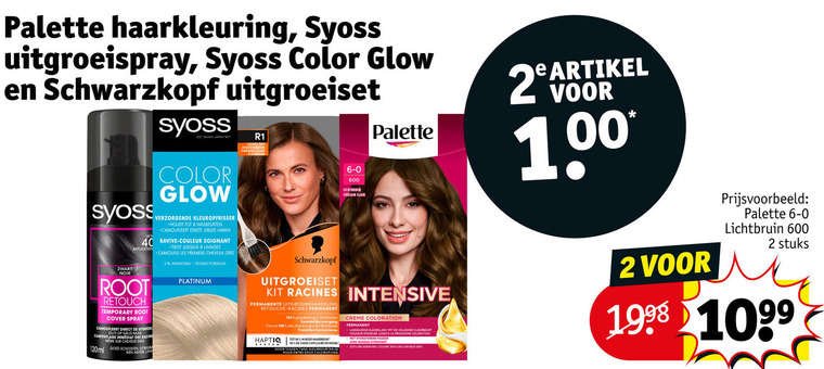 Schwarzkopf   haarkleuring folder aanbieding bij  Kruidvat - details