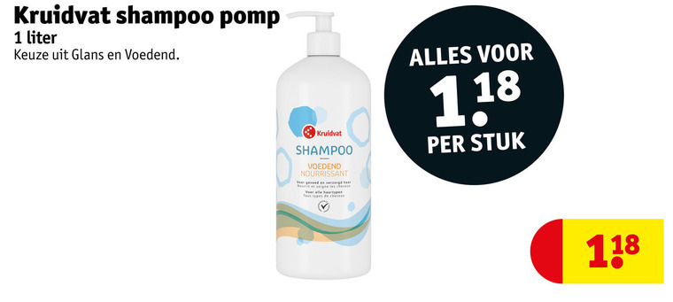 Kruidvat Huismerk   shampoo folder aanbieding bij  Kruidvat - details