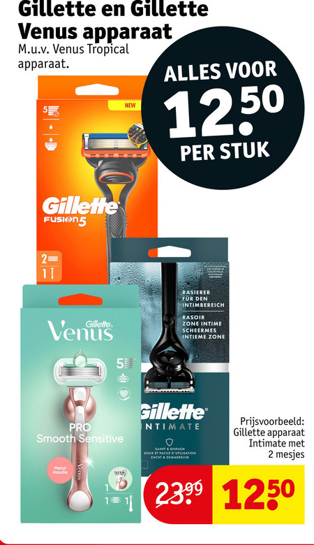 Gillette   dames handscheerapparaat, heren handscheerapparaat folder aanbieding bij  Kruidvat - details