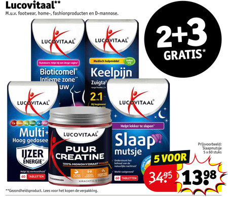 Lucovitaal   voedingssupplement folder aanbieding bij  Kruidvat - details