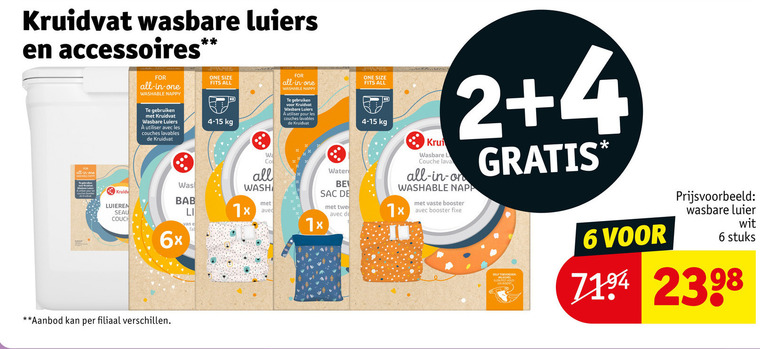 Kruidvat Huismerk   luiers folder aanbieding bij  Kruidvat - details