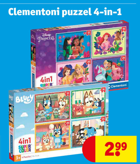 Clementoni   legpuzzel folder aanbieding bij  Kruidvat - details