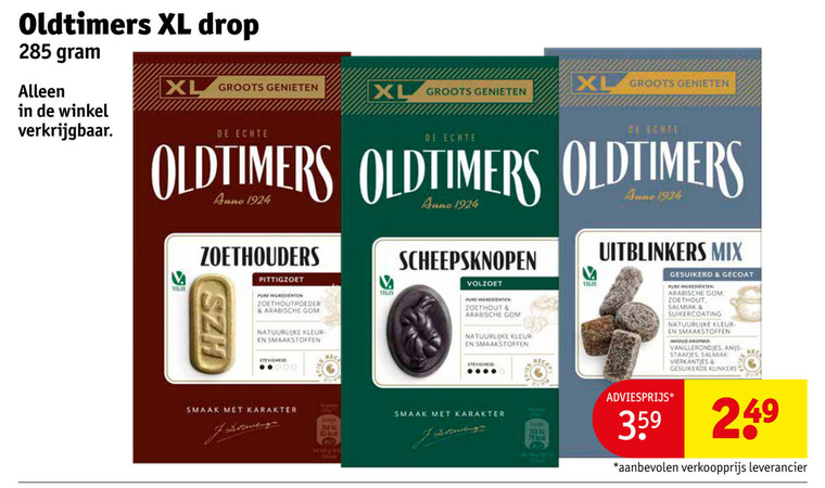 Oldtimers   drop folder aanbieding bij  Kruidvat - details